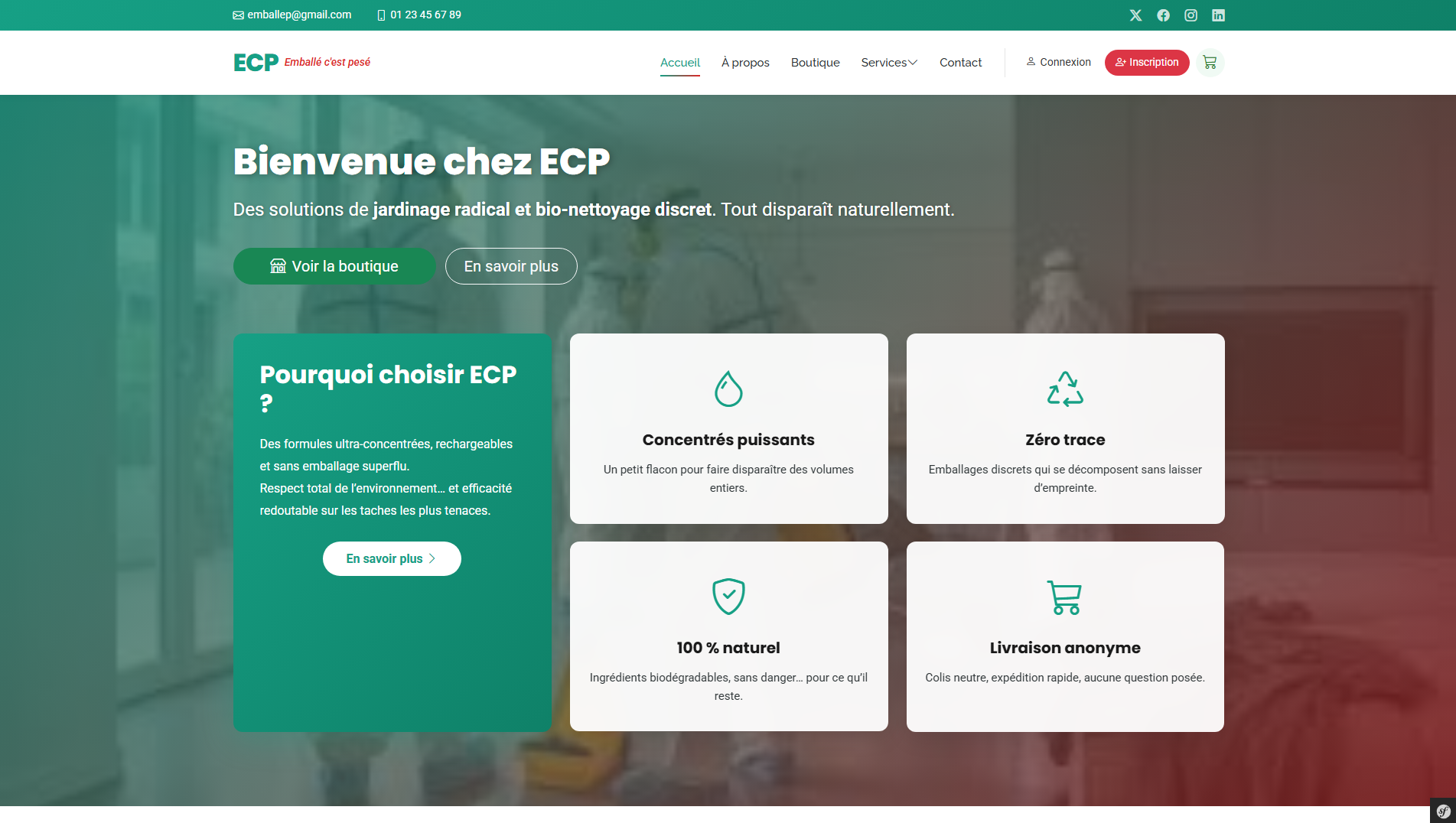 ECP – Application e-commerce Symfony